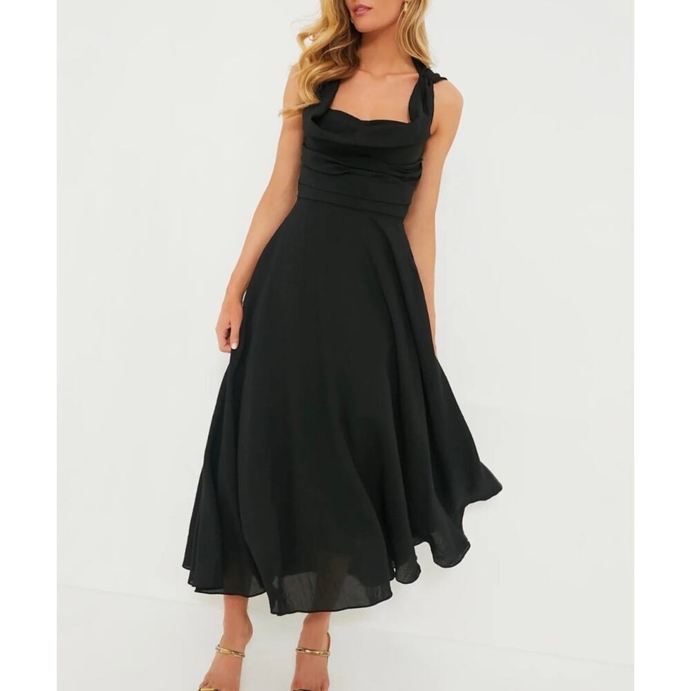 Gul Hurgel Black Hailey Maxi Dress NWT Size XS